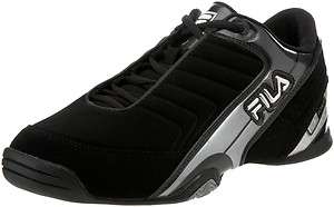 Fila CLUTCH LOW II Mens Double Black Silver Athletic Training Running 