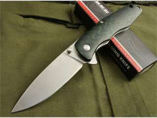 One Knife ; Enlan 8Cr13MoV Steel Line Lock Folding Knife BEE L04GN