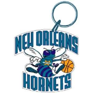  NEW ORLEANS HORNETS OFFICIAL LOGO ACRYLIC KEY RING Sports 