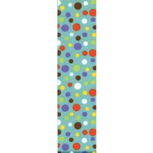 Offray Candy Dots Craft Ribbon, 3/8 Inch Wide by 25 Yard Spool, Navajo 