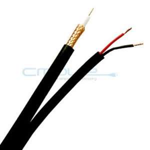   RG59 + 2DC Black 1000 feet 95%Pull Box Cable 1000ft Electronics