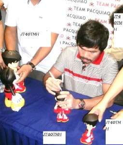 SET MICKEY MANNY PACQUIAO & MICKEY FIGURE MINDSTYLE 7 AUTHENTIC 