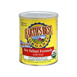 Earths Best Baby Foods Infant Soy Formula W/Iron, 13.2 Ounce (Pack of 