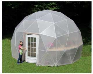 GREENHOUSE GEODESIC DOME 22 FT. With Marine Poly Cover  