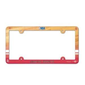 Houston Rockets Official 12x6 License Plate Frame Plastic