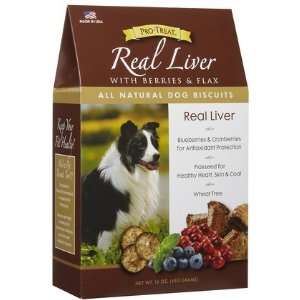 Pro Treat All Natural Real Liver Dog Biscuits   16 oz (Quantity of 6)