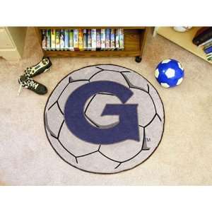  BSS   Georgetown Hoyas NCAA Soccer Ball Round Floor Mat 