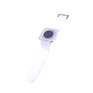 Fashion Hours Digital Alarm Touch Screen LED White Unisex Wrist Watch