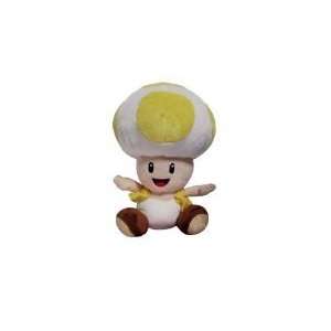 New Super Mario Bros. Wii 6 Inch Plush Yellow Toad  Toys & Games 