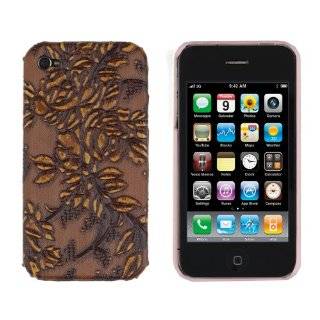  Glam Cute iPhone 4 Silicone Skin Case Black and White Lace 