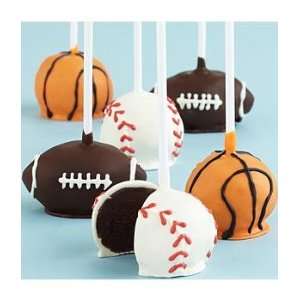 Handmade Sports Ball Chocolate Cake Pops  Grocery 