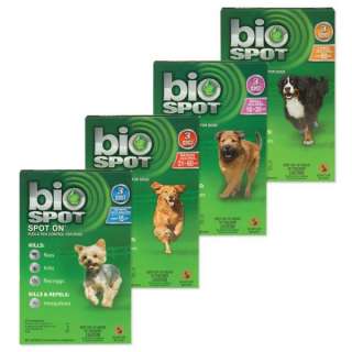 Bio Spot Spot On Flea & Tick Control for Dogs and Puppies, 3 Month 