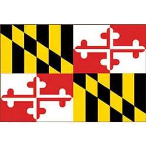  Maryland Flag 2ft x 3ft Patio, Lawn & Garden