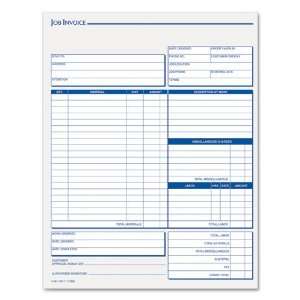  Three Part Carbonless Job Invoice Forms
