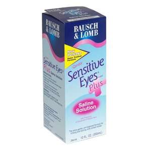  Sensitive Eyes Plus Saline Solution, 12 fl oz (355 ml 