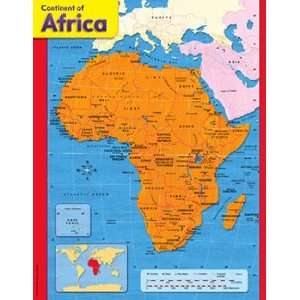  CHART CONTINENT OF AFRICA Toys & Games