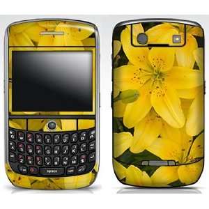  Yellow Lilly Skin for Blackberry Curve 8900 Phone Cell 