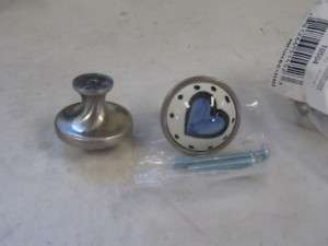 BETSY FIELDS HAND PAINTED HEART DOOR KNOBS NEW  