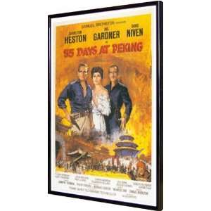  55 Days at Peking 11x17 Framed Poster