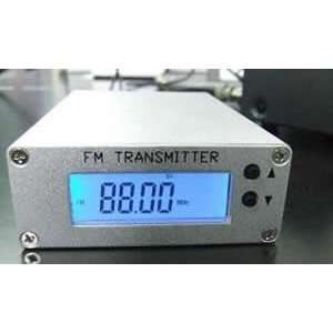  0.5w Fm Stereo Transmitter   LCD Display   Silver Color 
