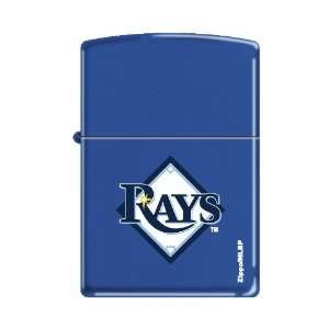 Zippo Lighter MLB Tampa Bay Rays Blue Matte