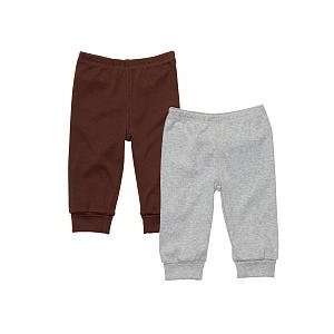  Carters 2 Pack Pants   Heather Grey / Brown (12 Month 