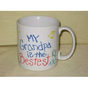 Vintage Russ  My Grandpa Is The Best  Porcelain Coffee 