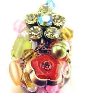  Ring of french touch Les Romantiques red green 