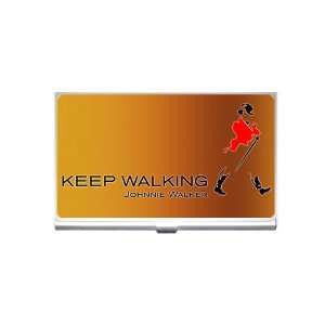  johny walk v2 Business Card Holder 