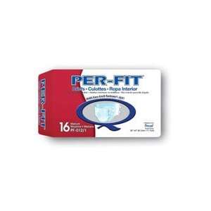 PF 013 PT# PF 013  Brief Incontinence Per Fit Breathable Easy Lock Lg 