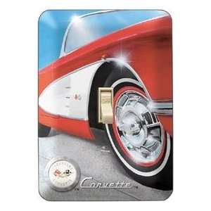  2 Chevrolet 58 Corvette Light Switch Plates
