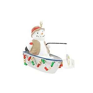  Snowman Fish Boat