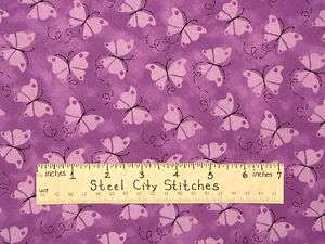Charms Patty Reed Purple Butterfly Fabric Traditions YD  