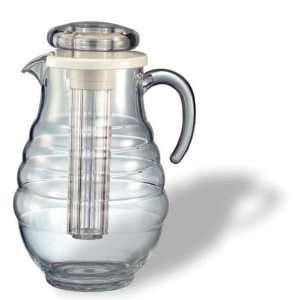   Acrylic Water Pitcher, 3.3 liter (111.5 oz), ribbed
