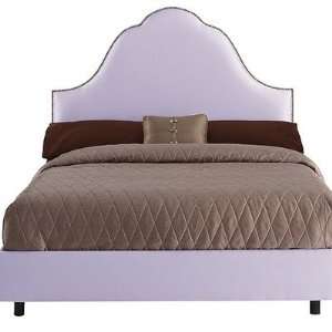  Plain High Arch Bed in Lilac Size King Furniture & Decor