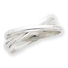 goldia Sterling Silver Triple Intertwining Ring Size 8