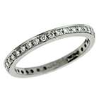   & Sons S. Kashi & Sons D4041WG White Gold Pave Ring   14KW  Size 7