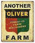   Metal Sign   Another Oliver Farm Tractor Machinery Logo #1775  