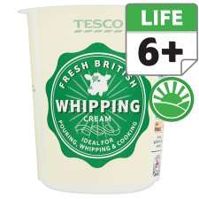 Tesco Fresh Whipping Cream 300Ml   Groceries   Tesco Groceries