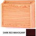   Holder Privacy Holders Mahogany   Dark Red Mahogany   11H x 15W x 3