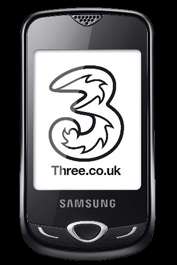 Three Samsung Acton S3370   Tesco Phone Shop 