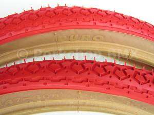 Comp ST 20 BMX freestyle SKINWALL tires RED   PAIR  