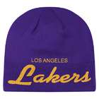 adidas Los Angeles Lakers Purple Draft Anniversary Knit Hat