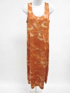 ESCADA SPORT Bronze Print Sleeveless Mid Calf Dress 40  