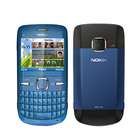 Nokia C3 00 Blue WiFi Unlocked GSM QuadBand Keyboard Bar Cell Phone