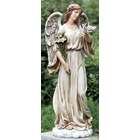   Josephs Studio Angel with Dove and Lily Flowers Outdoor Garden Statue