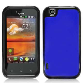 LG Maxx Touch E739 T Mobile MyTouch Blue TPU Soft Skin Bumper Cover 