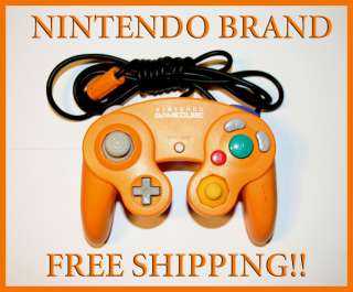 OFFICIAL Spice Orange Nintendo Gamecube Controller GENUINE Nintendo 