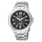 Citizen Mens Eco Drive Watch   Black Dial   Stainless Steel   Day/Date