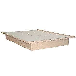 Basic Full Platform Bed   Natural Maple  South Shore For the Home 